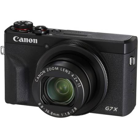 Canon PowerShot G7 X Mark III (czarny) - kompaktowy aparat cyfrowy dla vlogerów z obiektywem zmiennoogniskowym F1.8-2.8